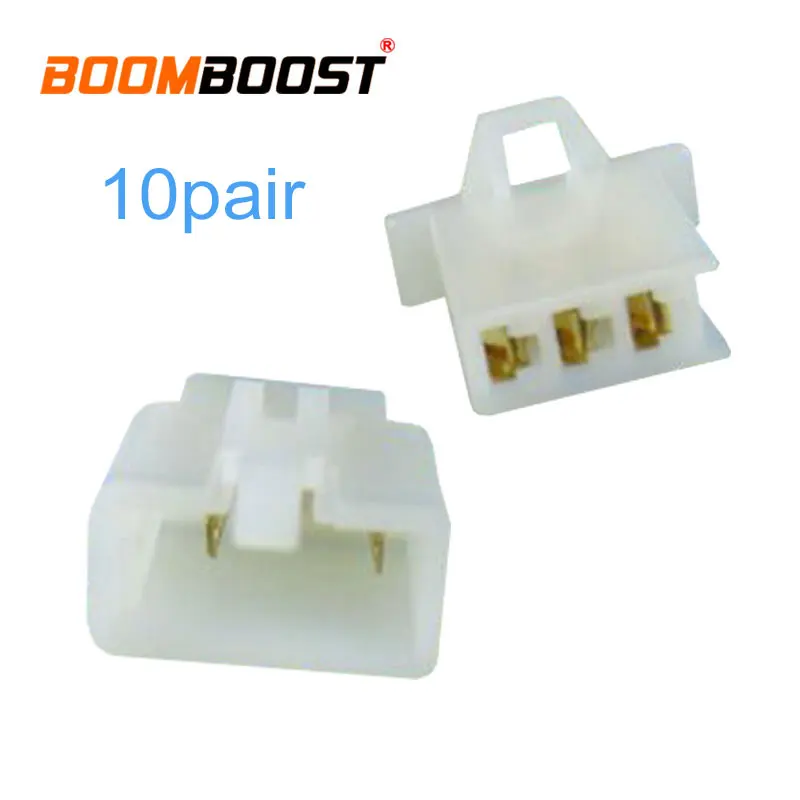 10 компл./лот 3 pin Автомобильный Электрический провод соединитель кабельный