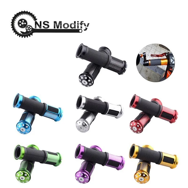 

NS Modify 1 Pair 7/8" 22mm Universal Motorcycle Handle Handlebar Moto Hand Bar Grip For Kawasaki Honda Yamaha KTM Suzuki Benelli