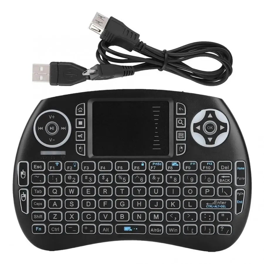 keyboard Multi-point Touch Wireless Touchpad Keyboard Full-key Touchpad Wireless Keyboard with Backlit on sale Hot