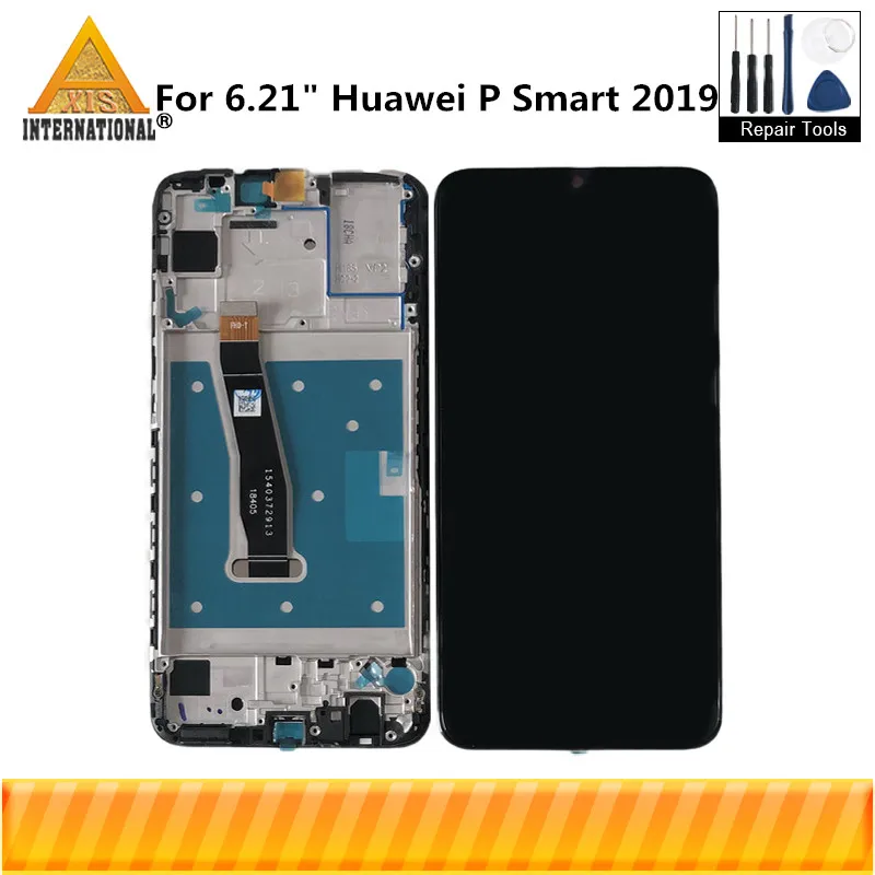 Axisinternational для 6,2" huawei P Smart POT-LX1/POT-LX1AF ЖК-экран с рамкой+ сенсорная панель дигитайзер