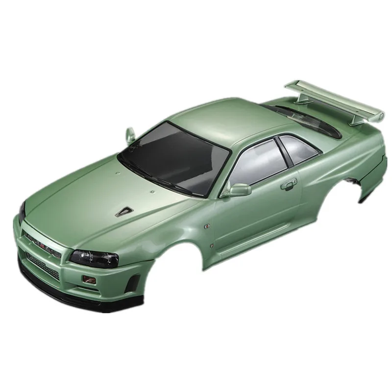 Killerbody 48645 для автомобиля 1:10 RC NISSAN SKYLINE (R34) готовый корпус Champaign gold 1/10 Touring Gold