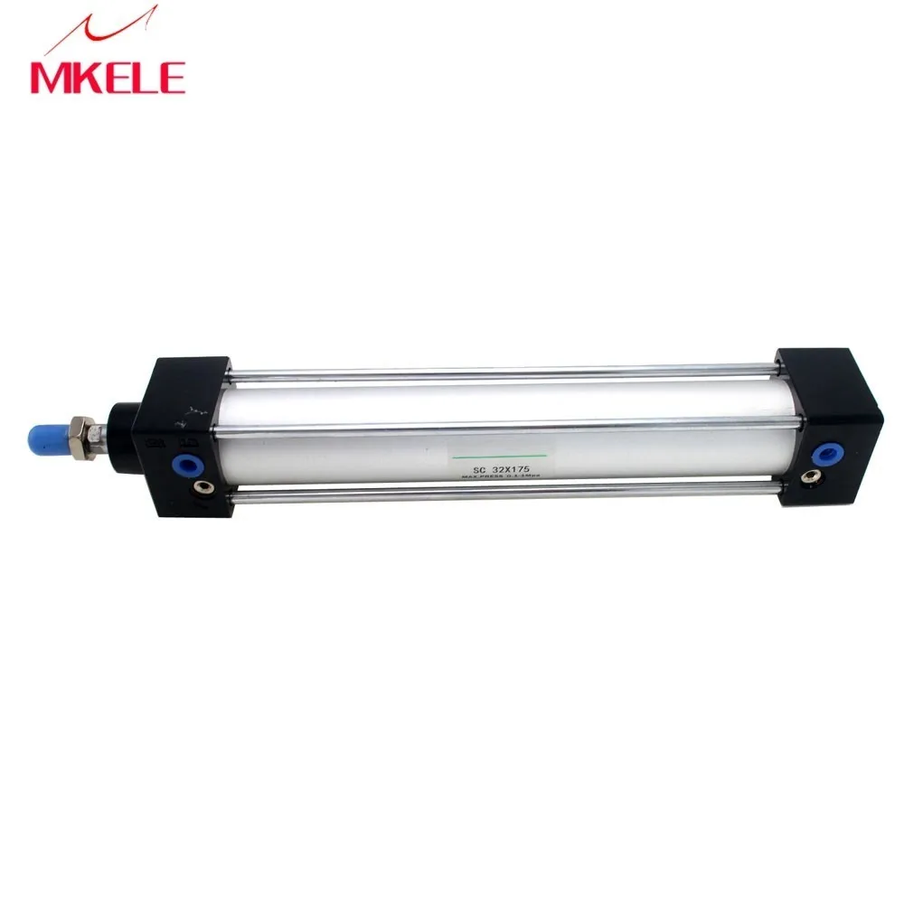 

Original rod type standard cylinder SC32-175 High temperature resistance 32mm Bore 175mm Stroke Double Acting Pneumatic Cylinder