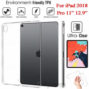 

Case For iPad Pro 11 12.9 inch 2018 Inch TPU Clear Transparent Silicone Soft Cover for iPad 9.7 2017 2018 iPad Mini 1 2 3 4 Air