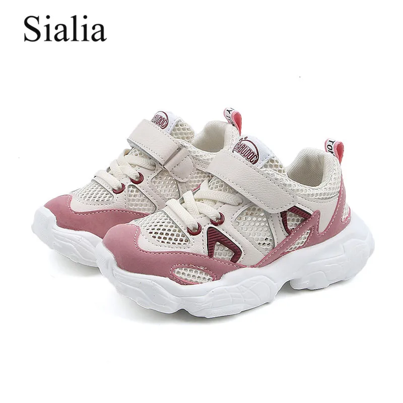 Sialia تنفس الاطفال رياضية للأطفال الفتيان الفتيات الأحذية حذاء رياضة رياضة الجري الصيف الربيع تنيس infantil مينينو