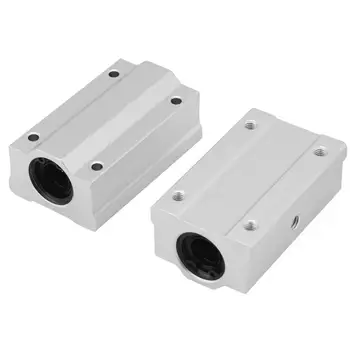 

2Pcs SCS12LUU CNC Linear Bearing Slide Block SC12LUU 12mm Aluminum Linear Motion Ball Bearing Slide Block Tool lengtened