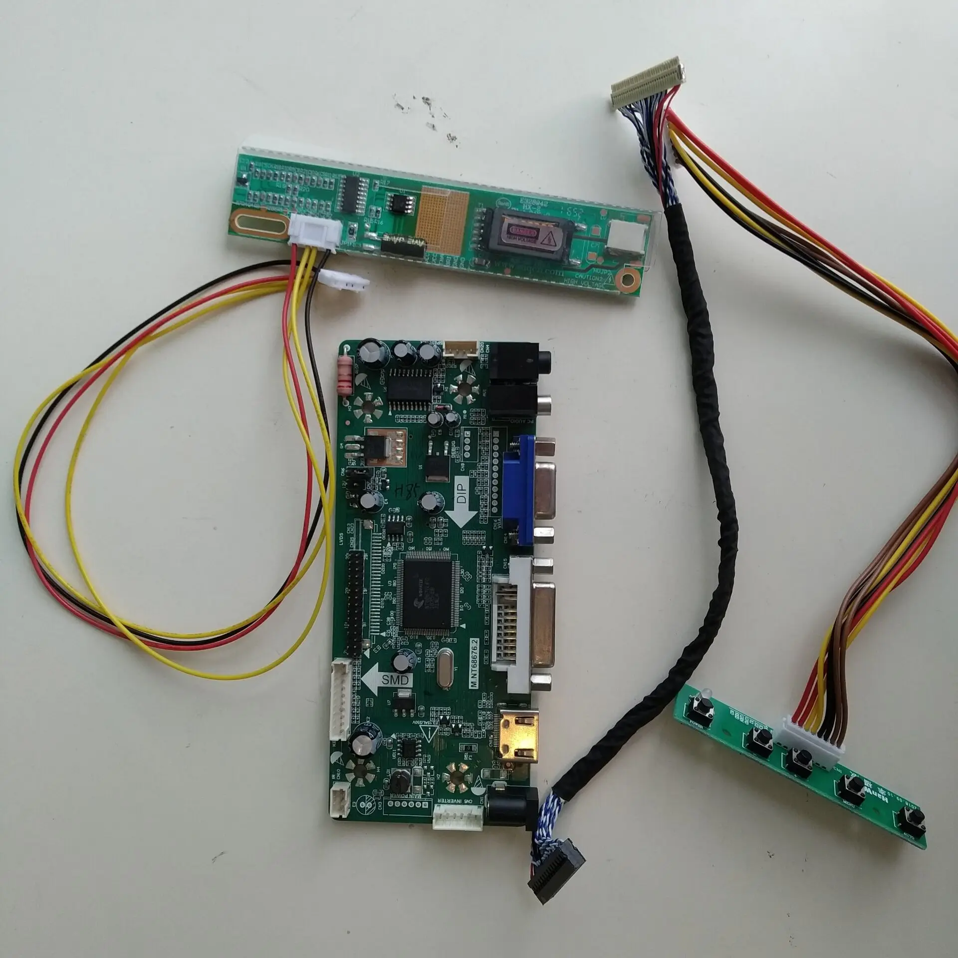  NT68676(HDMI+DVI+VGA) LCD kit Controller driver Board monitor For 15.0