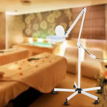 

4 Types 5X LED Lighted Magnifier Light Magnifying Stand Floor Lamp Beauty Manicure Tattoo Accessories EU US UK AU Plug s
