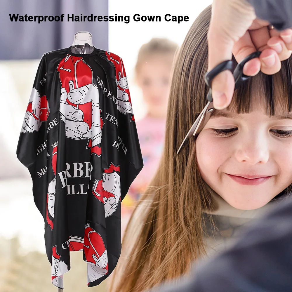

Hairdressing Gown Cape Hair Design Cut Salon Hairstylist Barber Nylon Cloth Waterproof Wrap Protect
