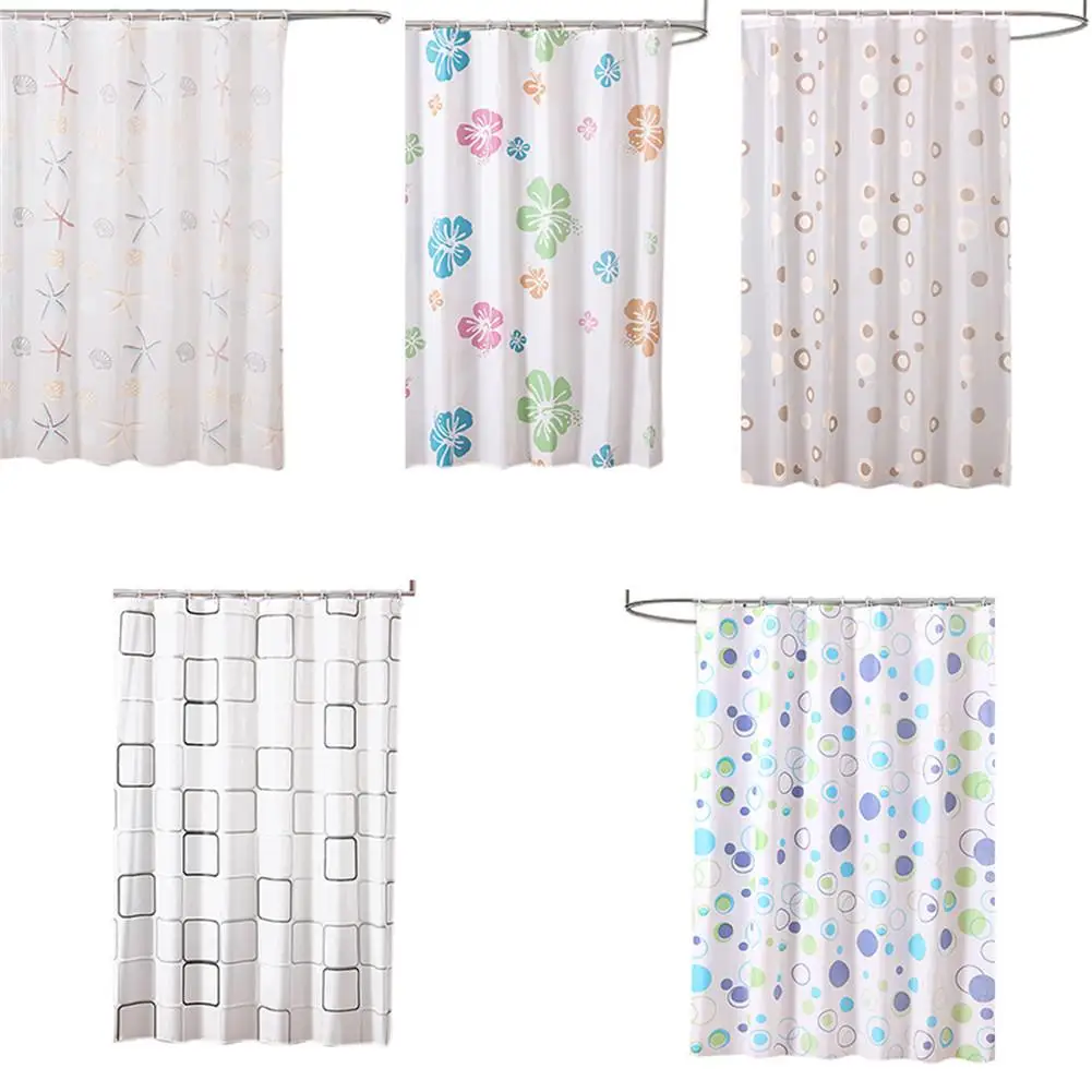 

New Eco-friendly PEVA Moldproof Waterproof Bathroom Bath Shower Curtain Bathroom Products Bathroom Curtains