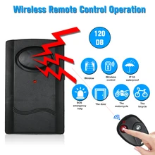 Беспроводной пульт дистанционного управления вибрационная сигнализация Противоугонный детектор мотоцикл Анти потерянПредупреждение двери окна сигнализация датчик сигнализации