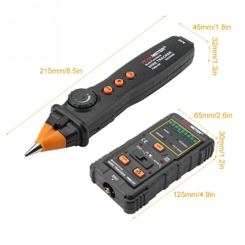 PEAKMETER PM6816 Многофункциональный сетевой кабель проводной RJ45 RJ11 хорошего