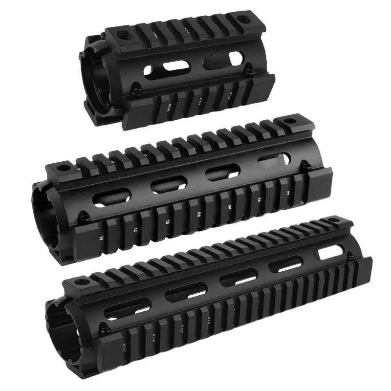 

4" 6.7" 9" Hunting AR15 Free Float Keymod Quad Rail Handguard Drop-In Picatinny Mounting Rail or Hunting Tactical Rifle Scope