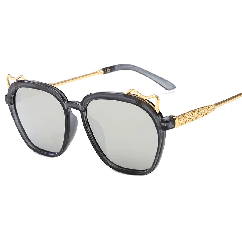 Детские солнцезащитные очки iboode брендовые дизайнерские в большой оправе с