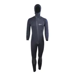 Elos-это yon sub 5 мм зима теплый неопреновый костюм для дайвинга 5 мм Для мужчин капюшон серфинг на молнии спереди для подводного плавания для