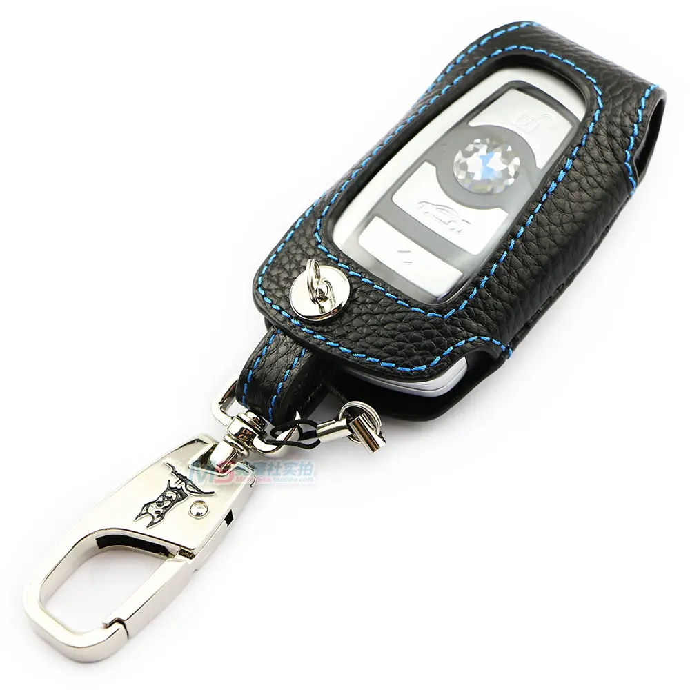 Buy new arrival ADDAN Genuine Leather Car Key Fob