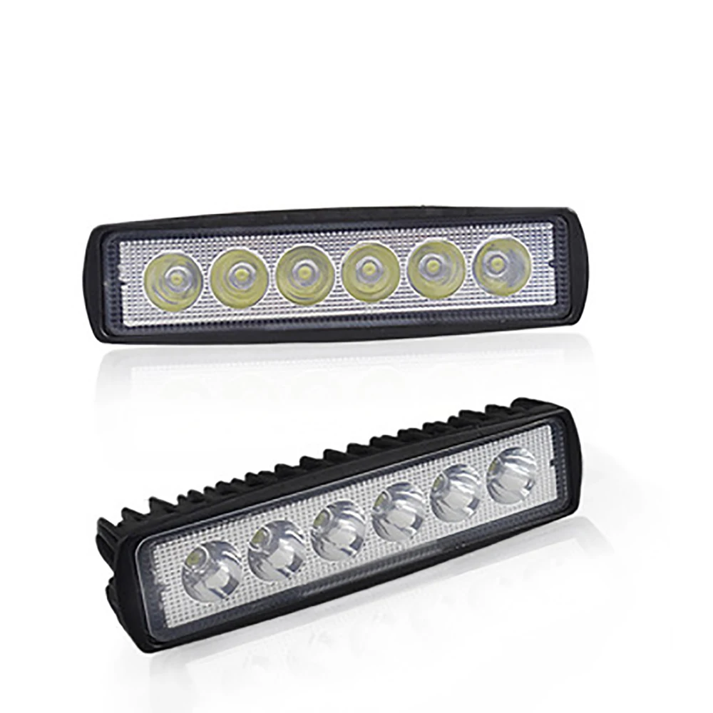 

2 Pcs 18W LED Work Light Bar Spotlight Flood Lamp Driving Fog Offroad LED Work Car Light for Toyota SUV Headlight