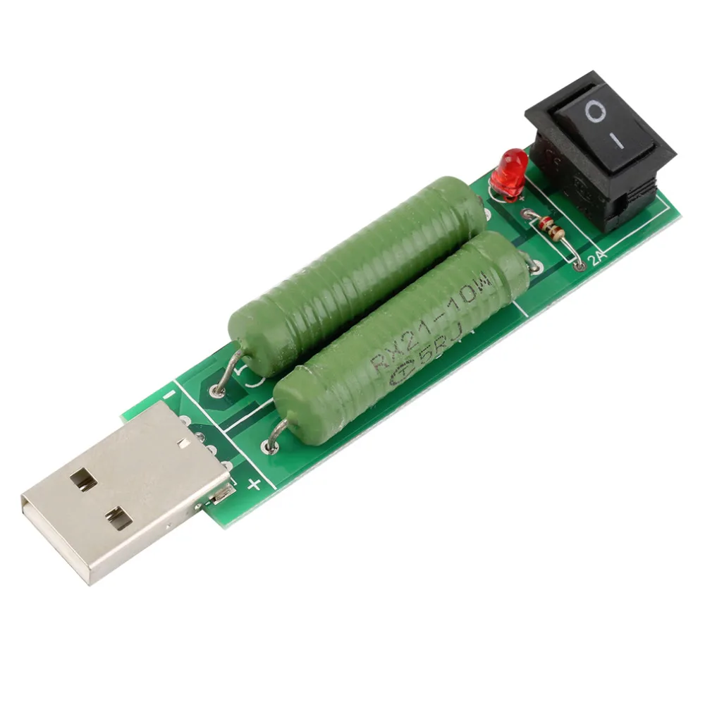 

New USB Charge Current Detection Test Load Resistor 1A 2A Module With Switch Wholesale