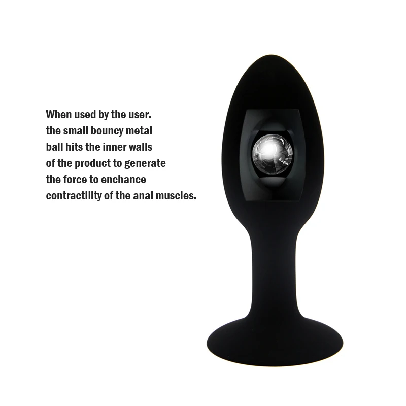4 шт. Анальные игрушки анальные шарики пробки металлический шарик внутри мышц