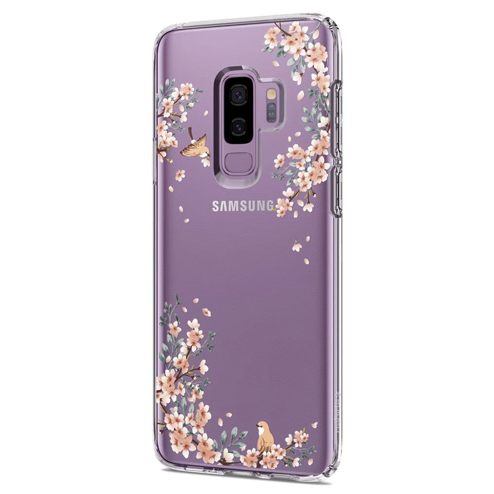 Защитный чехол Spigen для Samsung Galaxy S9+ Liquid Crystal Blossom Nature/593CS22915/100|Бамперы| |