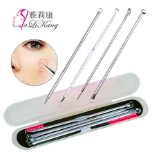 Производитель акне иглы артефакт 4-шт набор из нержавеющей стали shuang tou tiao Pox иглы dou zhen гарантия качества