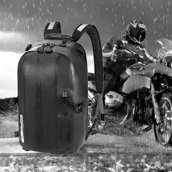 Водостойкий открытый спортивный рюкзак мотоцикл путешествия рюкзак с держатель шлема велосипедный пакет 23L большой емкости