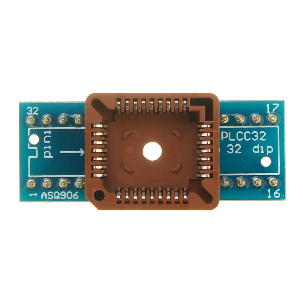 LEORY 1 шт. PLCC32 к DIP32 программатор IC адаптер розетки цепи для Arduino оптом|Печатные