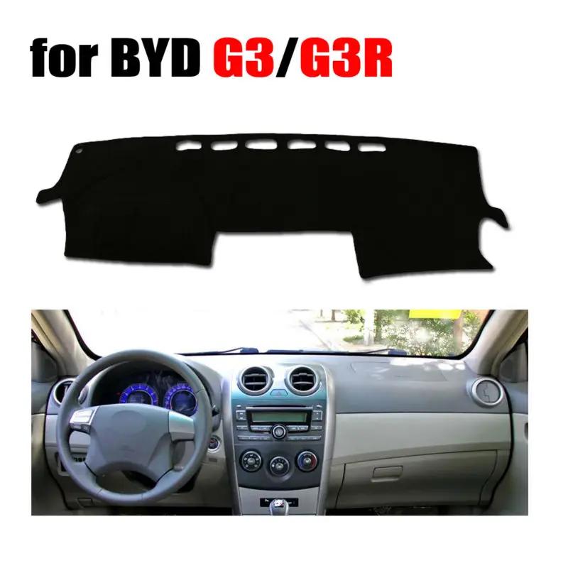 

FUWAYDA Чехлы для приборной панели автомобиля коврик для BYD G3 G3R все годы левый руль приборной панели коврик для приборной панели Автомобильная искусственная кожа