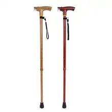 Высокая-светлый свет под дерево T ходьба пожилых Multi-function выдвижной подсветкой светящаяся палочка открытый безопасный и надежный