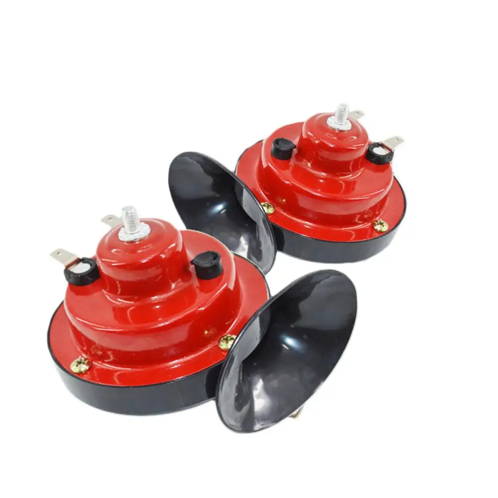 

Adeeing 2 Pcs 12V Snail Air Horn Vehicle Marine Boat Loud Alarm Kit for Car Boat universal Motorcycle Motorcycle Air Horn