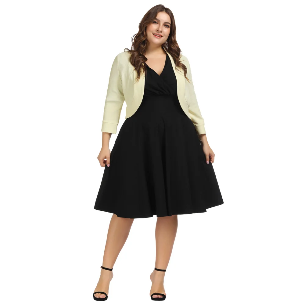 

Ladies Open Front Stretch 3/4 Sleeve Bolero Shrug Cardigan Womens Party Wear Top