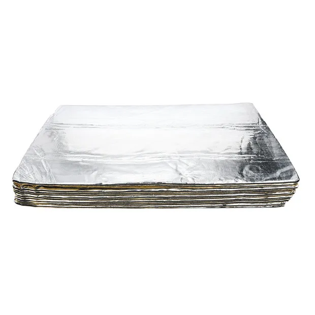 Cena 12 sztuk 50*30cm samochodów dźwiękochłonny utwardzacz ciepła hałasu dowód izolacji mata kaptur idealny do dachów, drzwi, koła łuki, boot