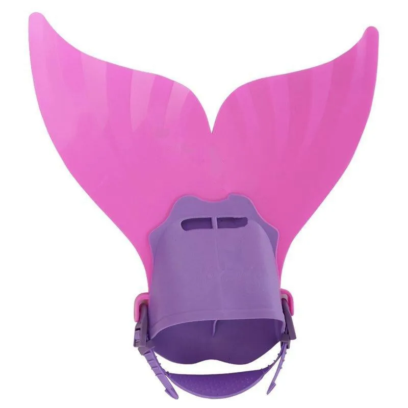 

Kids Baby Girls Swimming Mermaid Tail Monofin Red Blue Green Flippers Real Swimmable Mermaid Tail Fin Costumes For Children