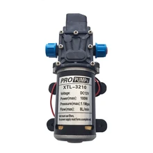 12 В 100 Вт автоматический мембранный насос мини электрический промывочный насос для мытья автомобиля 8L/мин водяной(черный