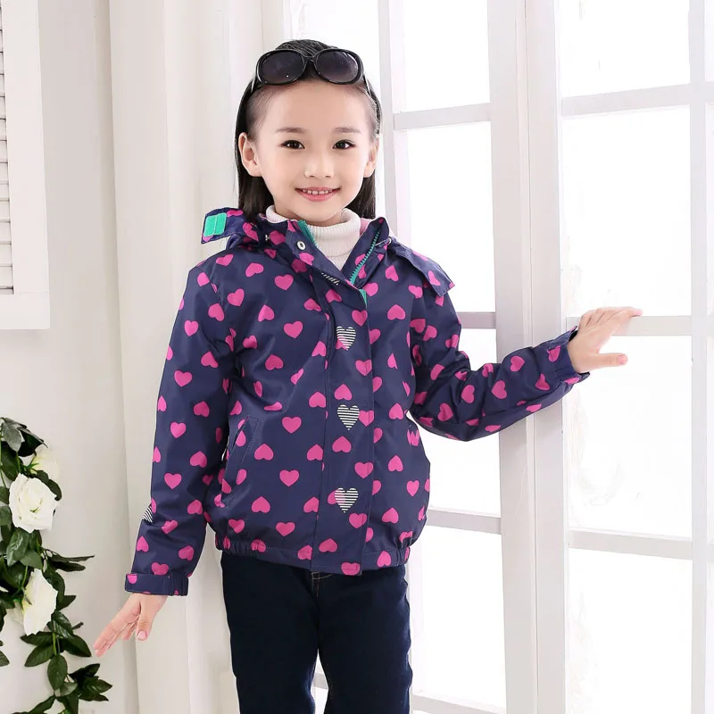 

New 2019 Spring Autumn Baby Girls Warm Waterproof Windproof Jackets Girls Coats Child Coat Children Outerwear For 3-12 T