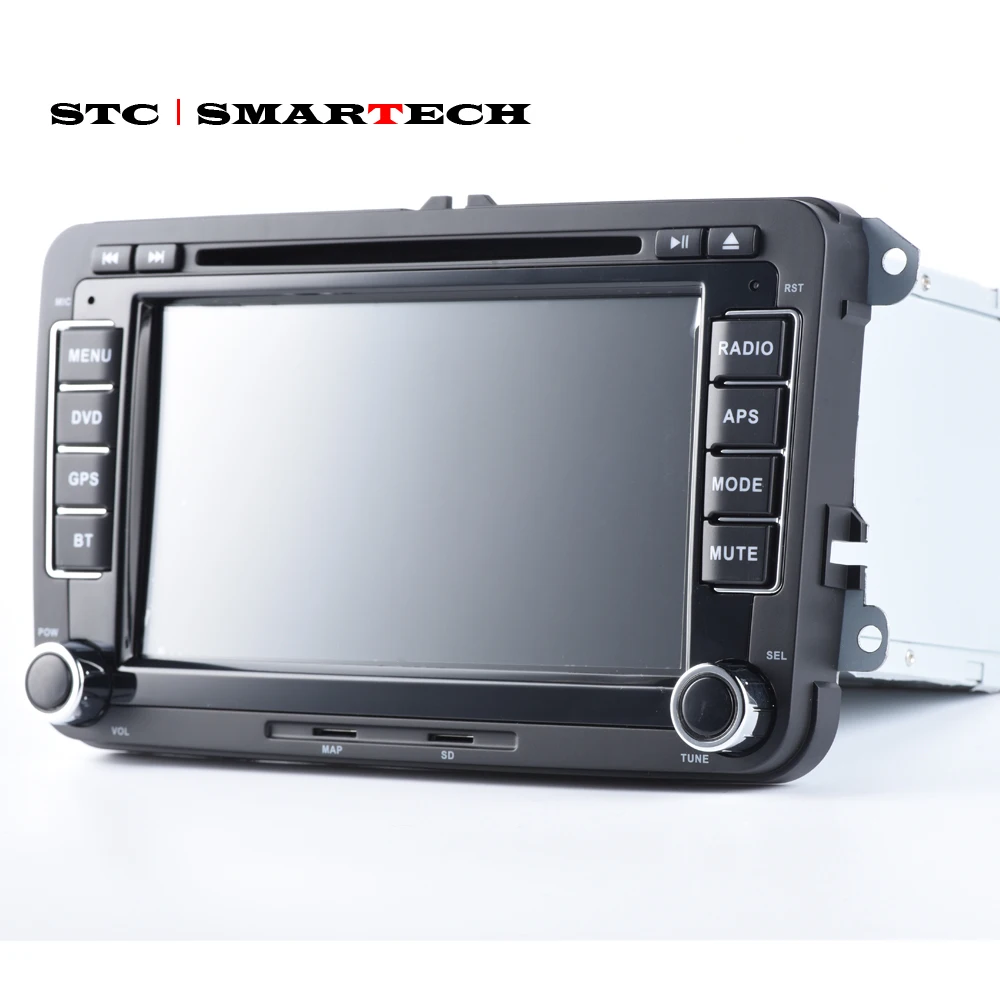 SMARTECH 2 Din Android 2G Автомагнитола gps для VW Volkswagen Golf/Polo/Tiguan/Passat/b7/b6/Skoda/SEAT, 7 дюймов ips экран четырехъядерный