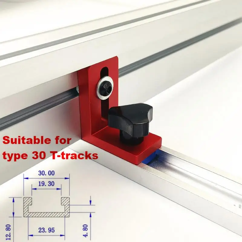 35/45 T Slot Miter Track Stop Sliding Gauge Fence коннектор Rail фиксатор желоба локатор для