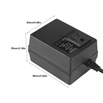 

1 Pcs 110V to 220V Adapter 200W Journey Travel Adapter 110V to 220V Voltage Power Converter Transformer Tool Wholesale