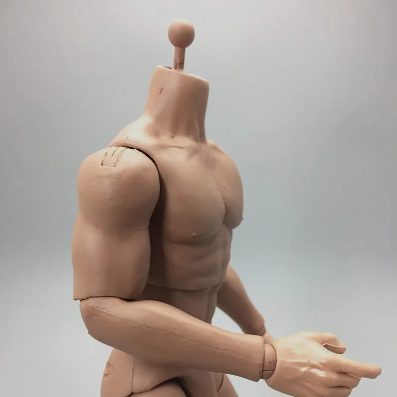 Коллекция игрушек 1/6 мужской общий цвет кожи мышечная полуфигурка для 12 дюймов DIY