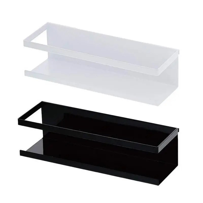 الثلاجة موقف الجانب المغناطيس المطبخ تخزين الرف شنقا خلفيات منشفة التوابل الرف خفيفة الوزن دائم آمنة وصحية