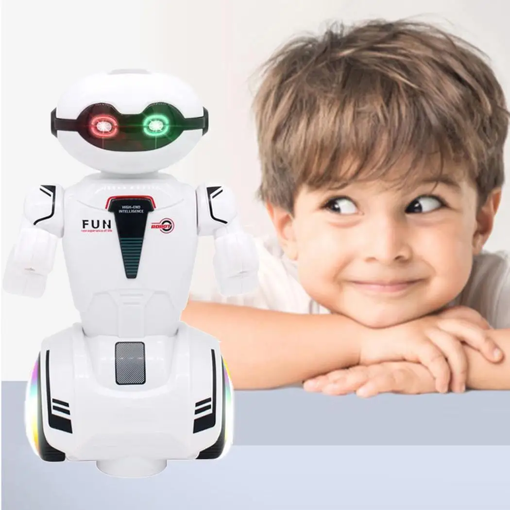 Новые детские осветительные Музыкальные Танцы динамические белые многофункциональные более 3 лет Робот Игрушки