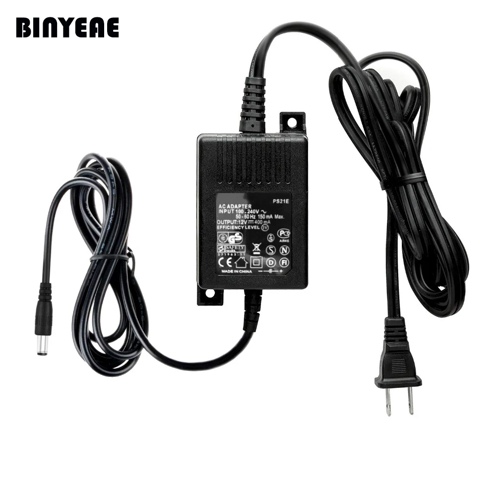 

In-Line Power Supply AC Adapter PS21E for Beta58A SM-58 SLX SLX24 SLX4 PGX2 PGX Wireless Receiver, Input 100-240V, Output 12V DC