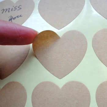 

102pcs Heart w53 Blank Masking Stationery Scrapbooking , Fashion Decoration Kids Lables 3.5X3.6cm Sticker