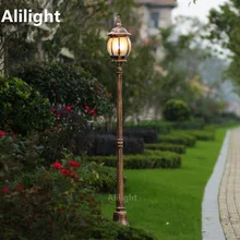 Освещение для двора, сада, лампа, водонепроницаемый садовый декор, Focos, наружный пост, модная уличная беседка, высокий полюс, ландшафтное освещение
