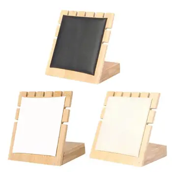 

Small Size Wooden Jewelry Display Stand for Necklace Pendant Display Stand Women Jewelry Organizer Holder Bracelet Display Rack