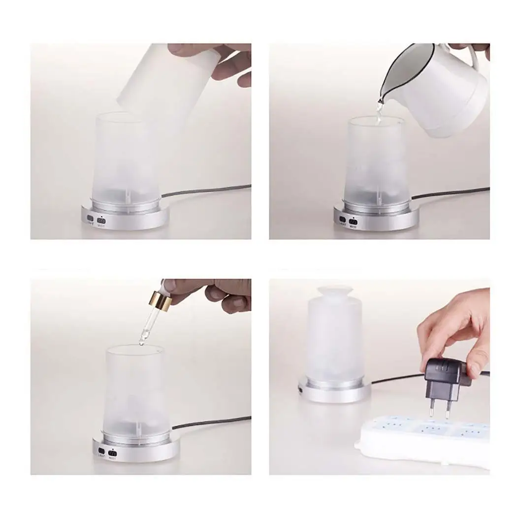 Диффузор в форме цветочной вазы ультразвуковой увлажнитель воздуха для