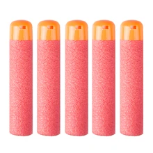 30Pcs Mega per Nerf 9.5 centimetri Rosso Fucile Da Cecchino Freccette Bullets Mega Schiuma Refill Freccette Grande Foro Testa Proiettili per N-Strike Mega Serie