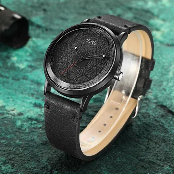 

Simple Trend Unisex Wrist Watch Personality Fashion PU Belt Student Cool Quartz Watches Men And Women General Purpose Waterproof