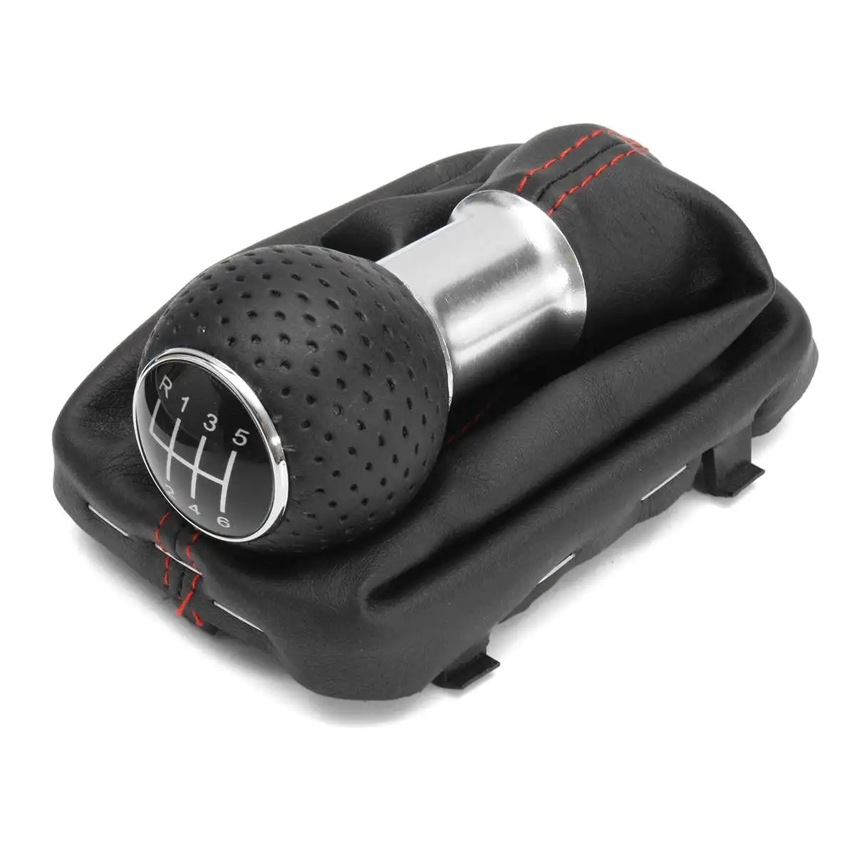

Car 6 Speed Shifter Gear Shift Knob Gaitor Boot Red Line For Audi A3 S3 2001 2002 2003 8L0863278BJ