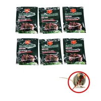 6 шт./лот, эффективная мышка, крыса, яд, мышей, цепь, убивающая приманку, крыса, мышей, порошковый отпугиватель, ловушка для насекомых, против насекомых, крысиный яд - изображение