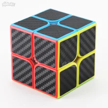 Магический куб 2x2x2 скоростной Кубик из углеродного волокна 2x2 кубик Moyu 2*2 Игра Головоломка Neo Cubo Magico игрушки для детей